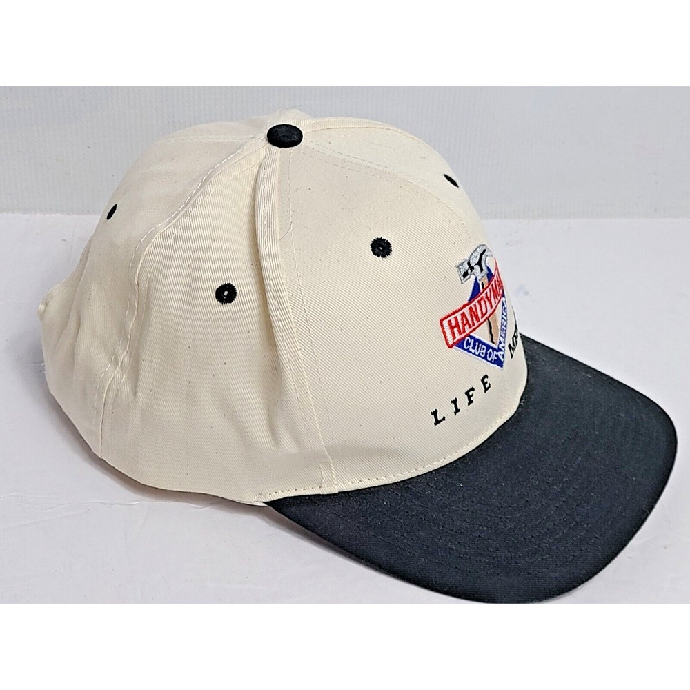 Vintage Handyman Club of America Baseball Ball Hat Cap Snap Back Trucker Farm - Picture 4 of 7
